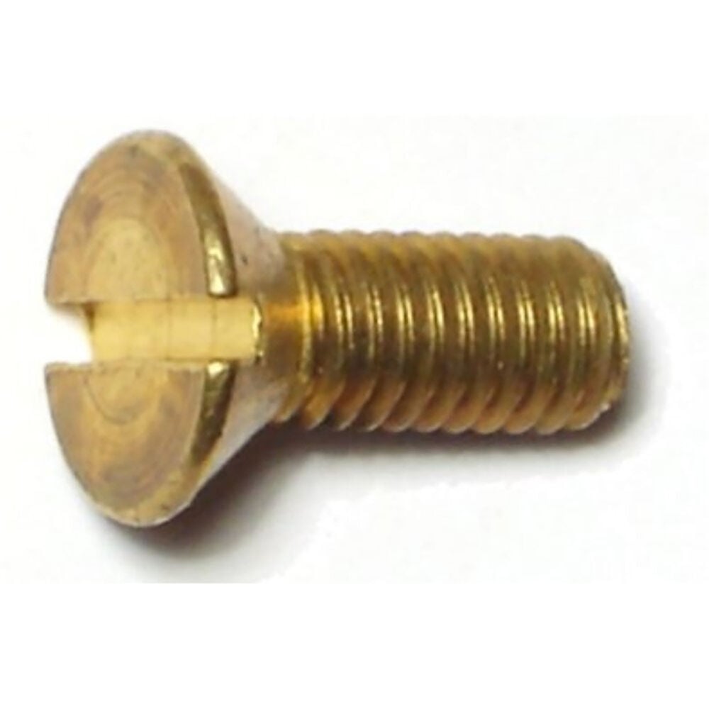 image of 10-32 X 1/2 Slotted Flat Machine Screw