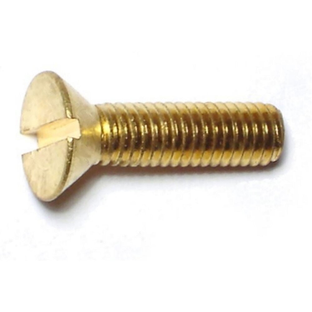 image of 10-32 X 3/4 Slotted Flat Machine Screw