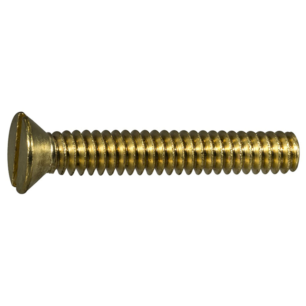 image of 10-24 X 1-1/4 Slotted Flat Machine Screw