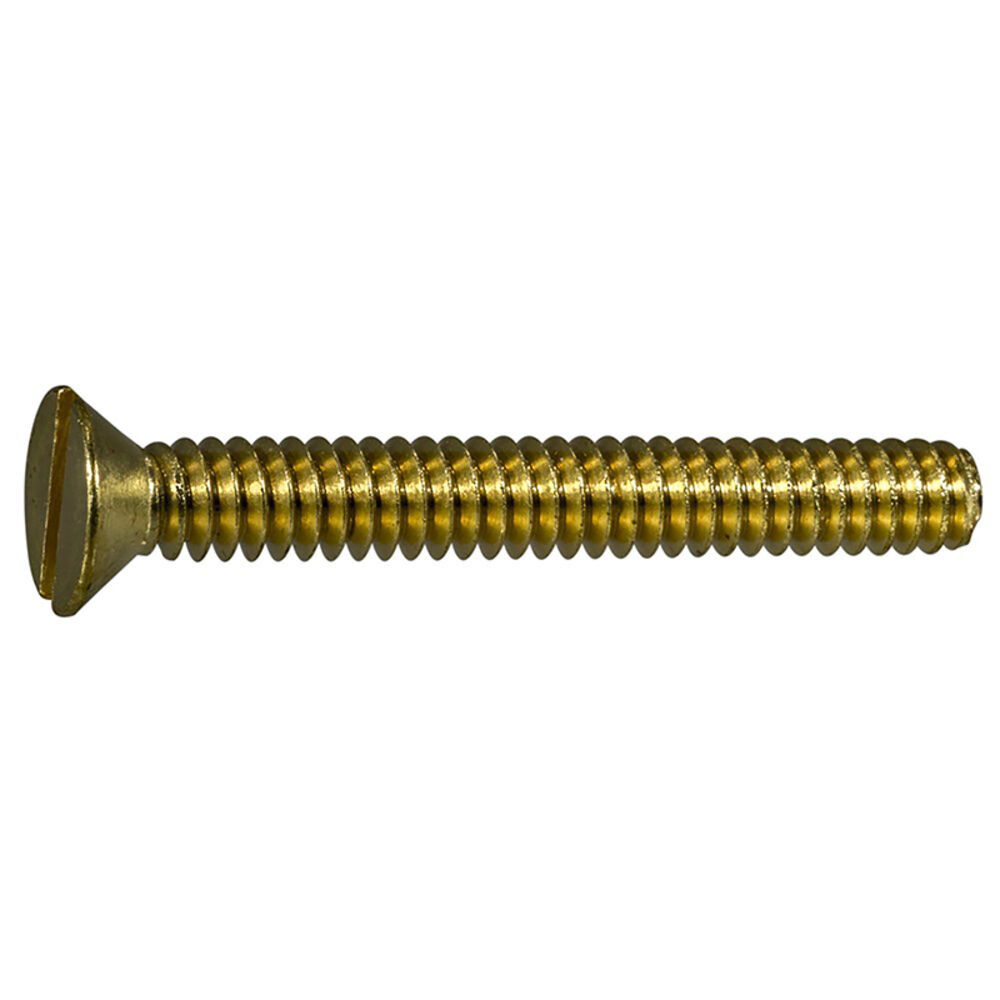 image of 10-24 X 1-1/2 Slotted Flat Machine Screw