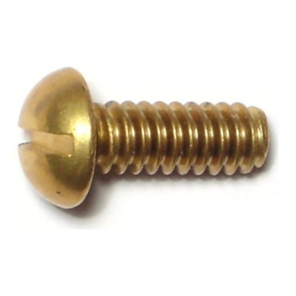 image of 10-24 X 1/2 Slotted Round Machine Screw