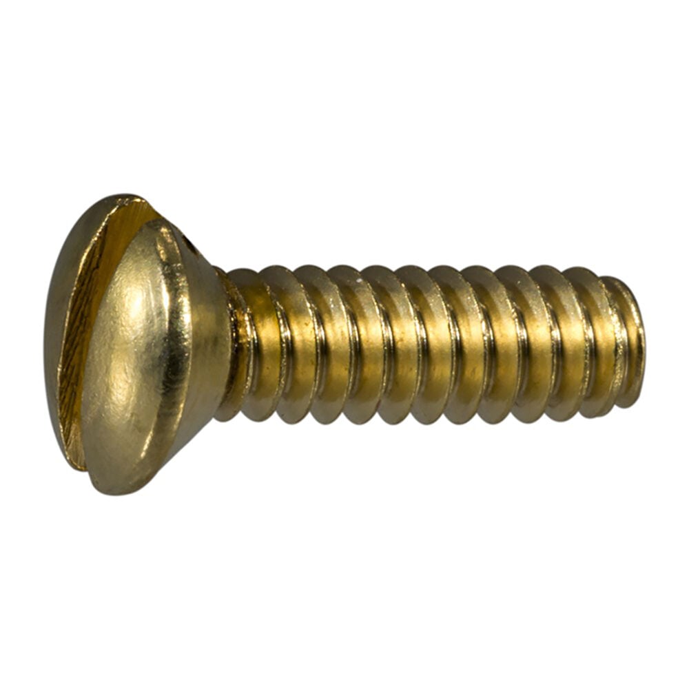 image of 6-32 X 1/2 Slotted Oval Sheet Metal Screw