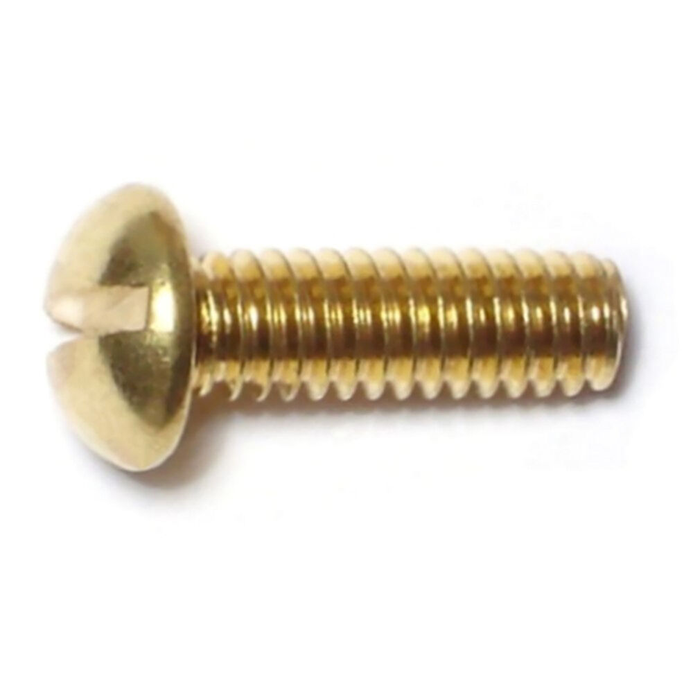 image of 8-32 X 1/2 Slotted Flat Machine Screw