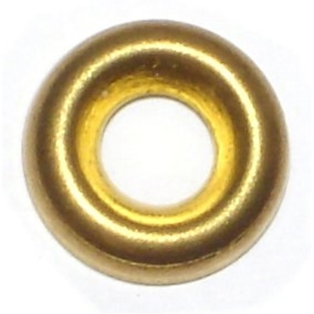 image of Finishing Washers, #6, Brass, 4-Piece