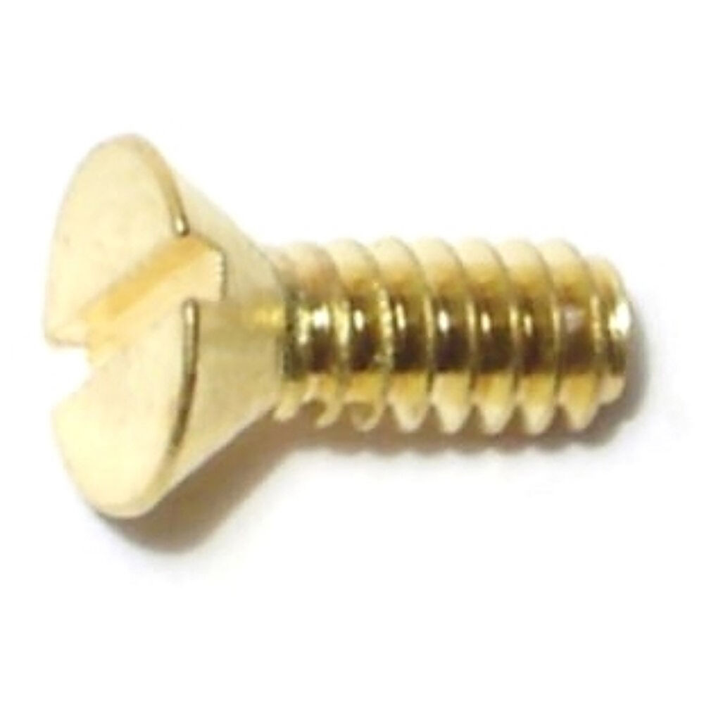 image of 6-32 X 3/8 Slotted Flat Machine Screw