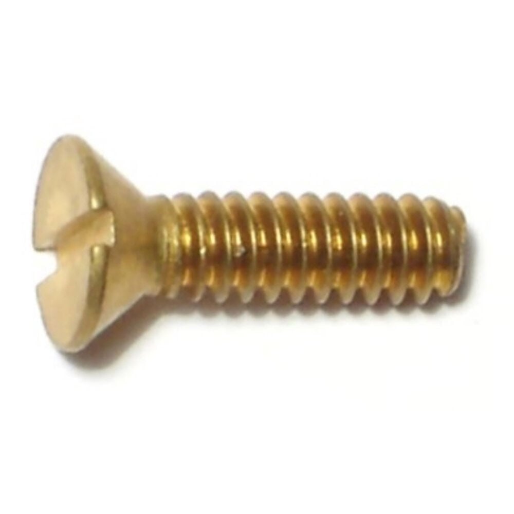 image of 6-32 X 1/2 Slotted Flat Machine Screw