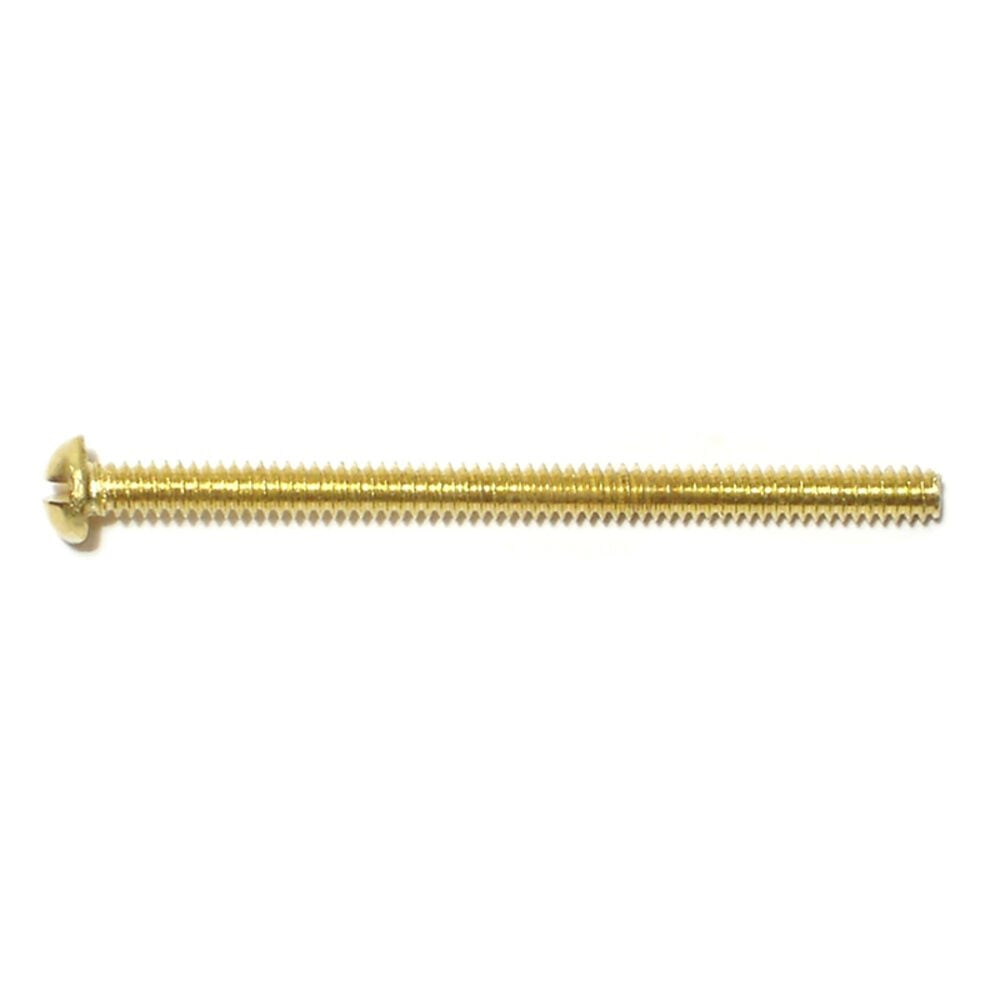 image of 6-32 X 2 Slotted Round Machine Screw