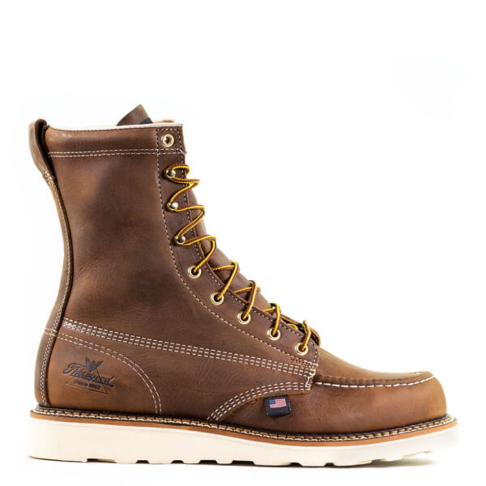image of Men's American Heritage 8 in. Trail Crazyhorse Moc Toe Maxwear Wedge Boot