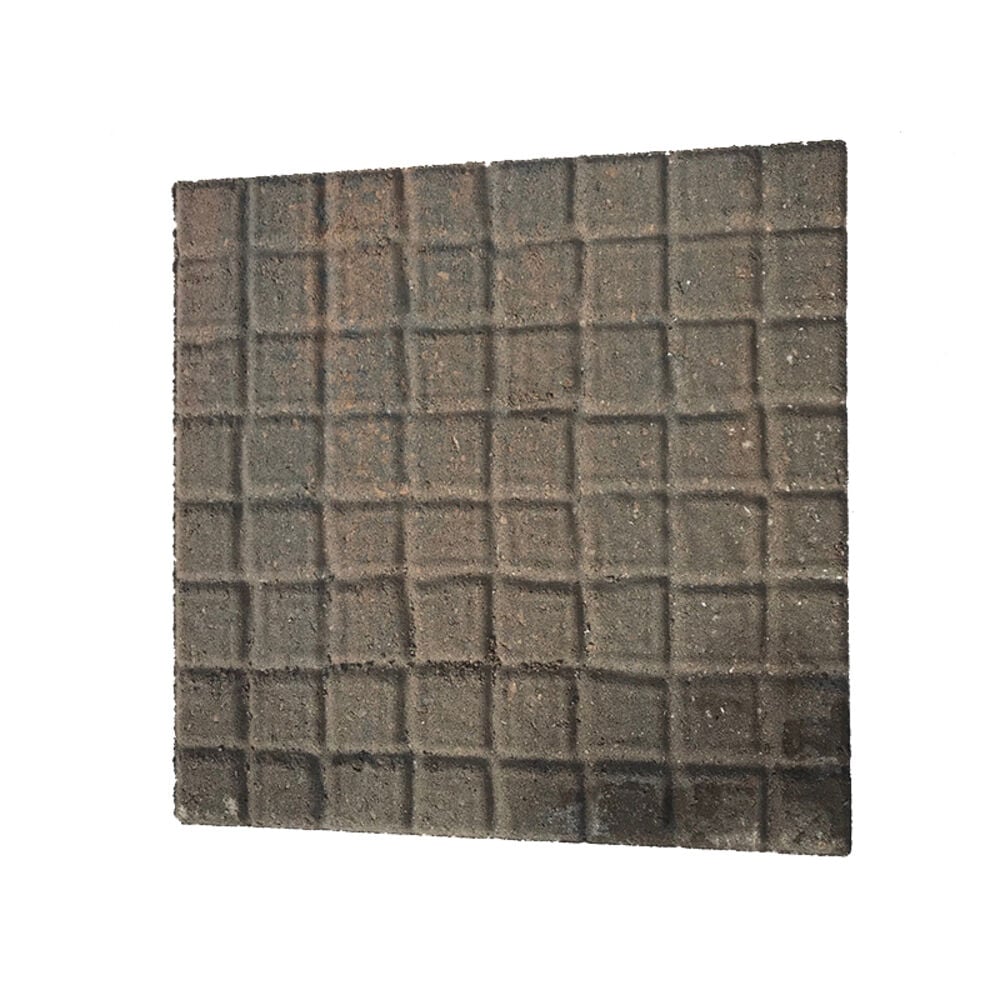 image of Patio Block 16-Inch Square Cobble Step Stone, Tan