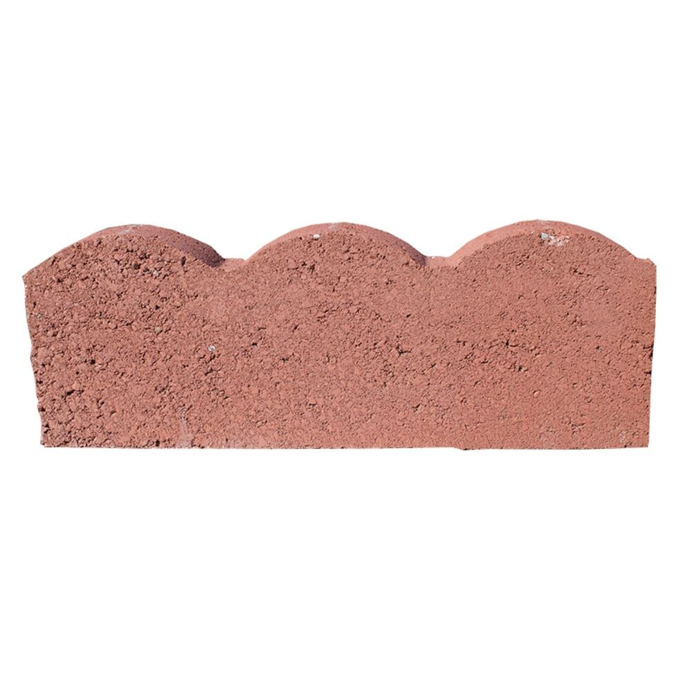 image of Red Straight Scallop Edger, 16 in