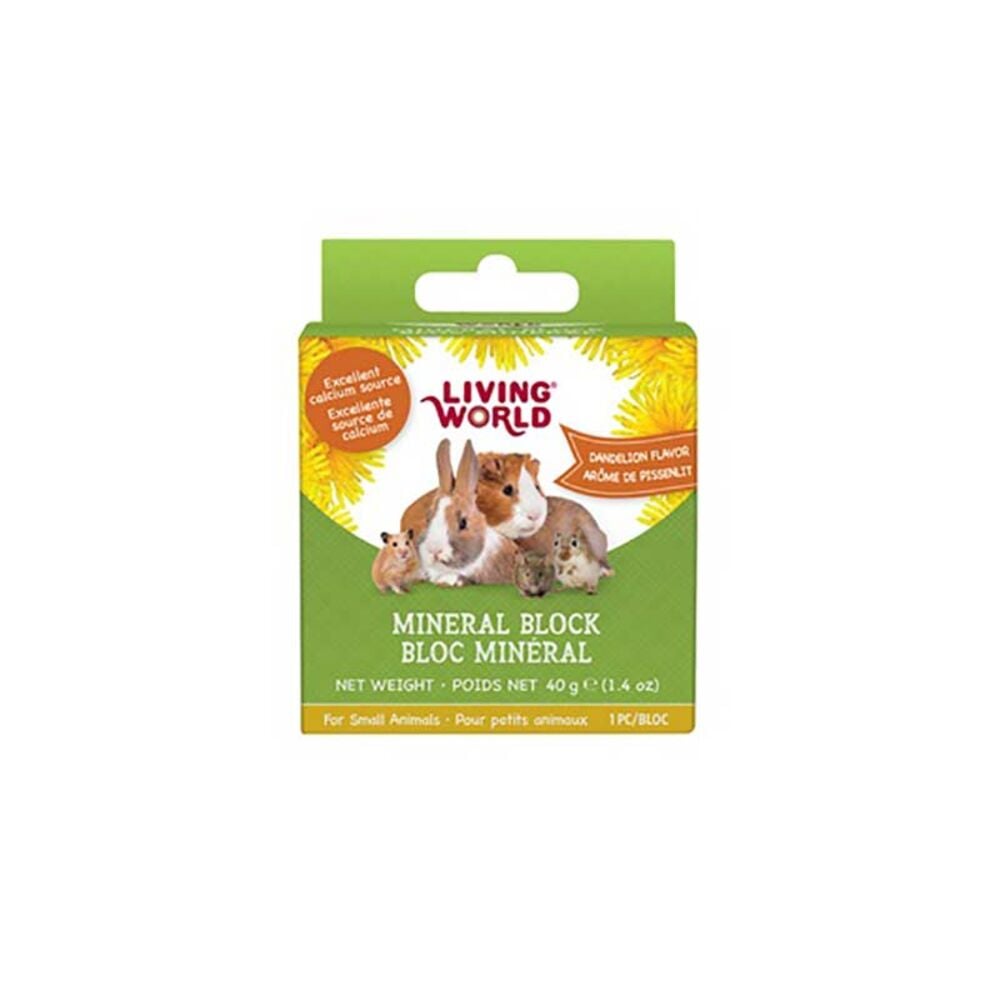 image of Dandelion Flavored Mineral Block for Small Animals, 1.4 oz