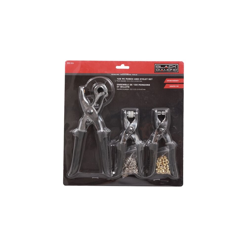 image of 128 Piece Punch & Eyelet Set