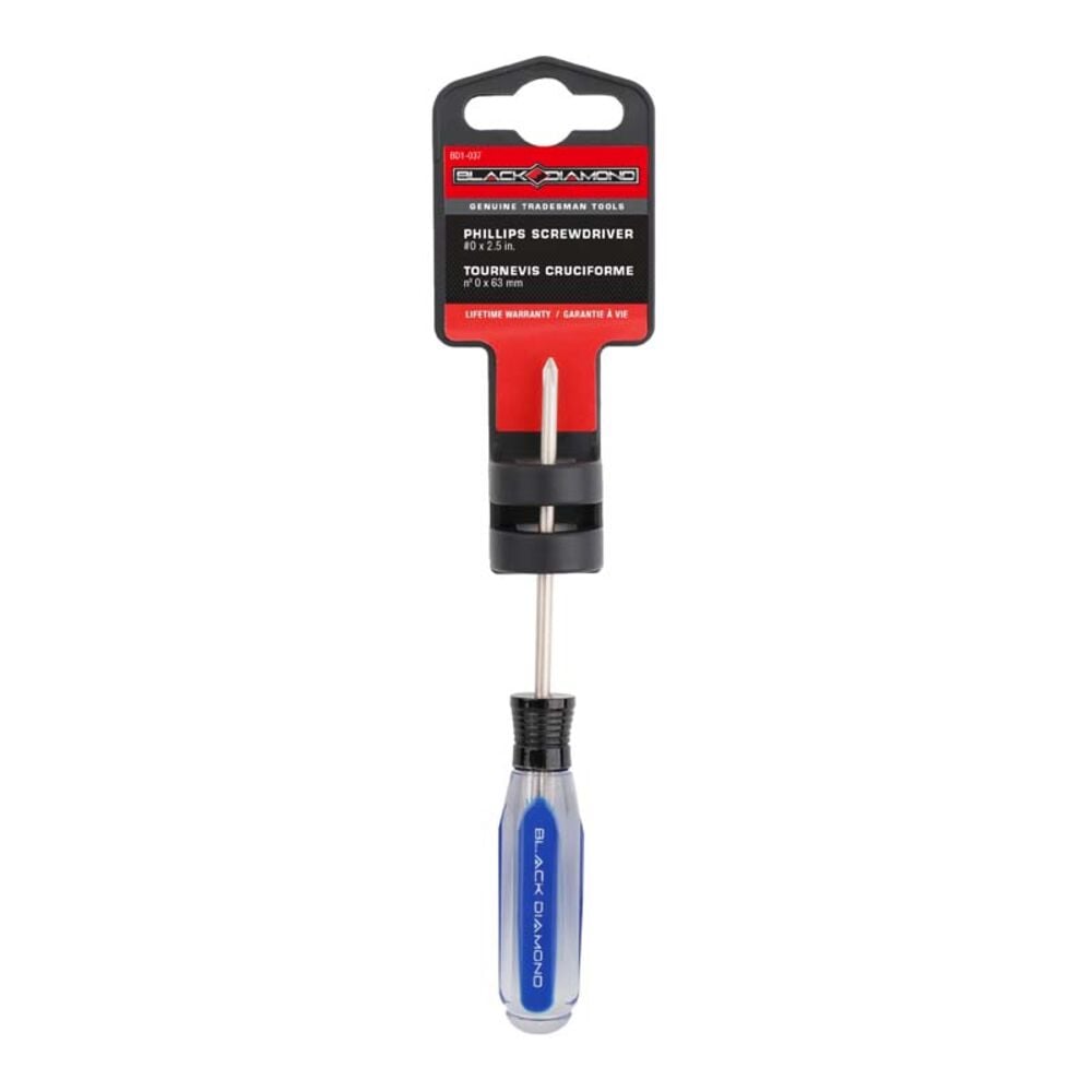 image of #0 x 2.5-inch Phillips Screwdriver