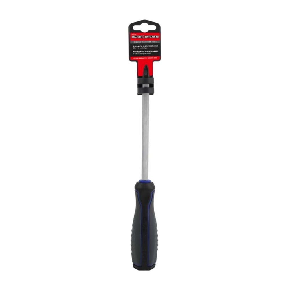 image of Black Diamond #3 x 6-inch Comfort Grip Phillips Screwdriver