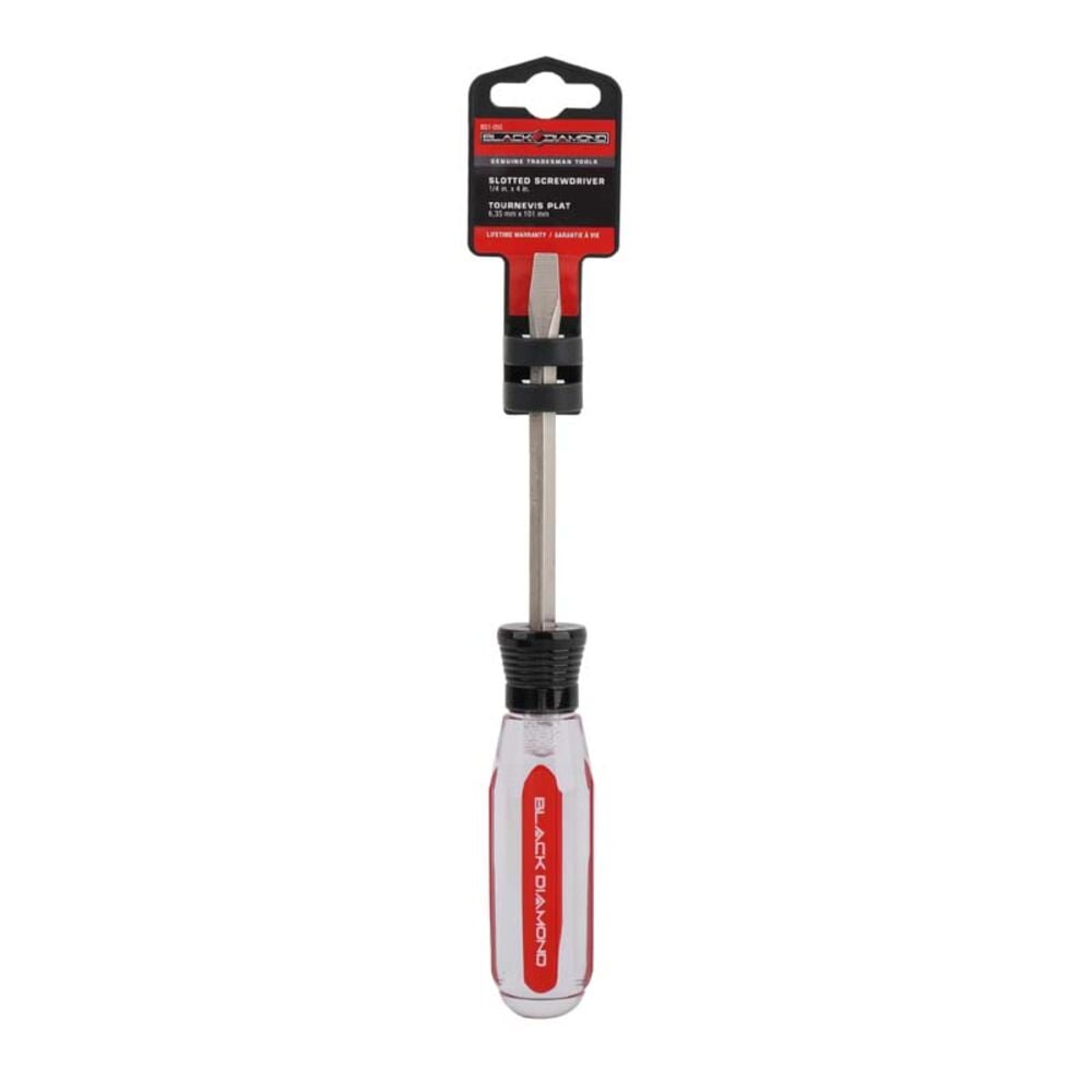 image of 1/4-inch x 4-inch Slotted Screwdriver