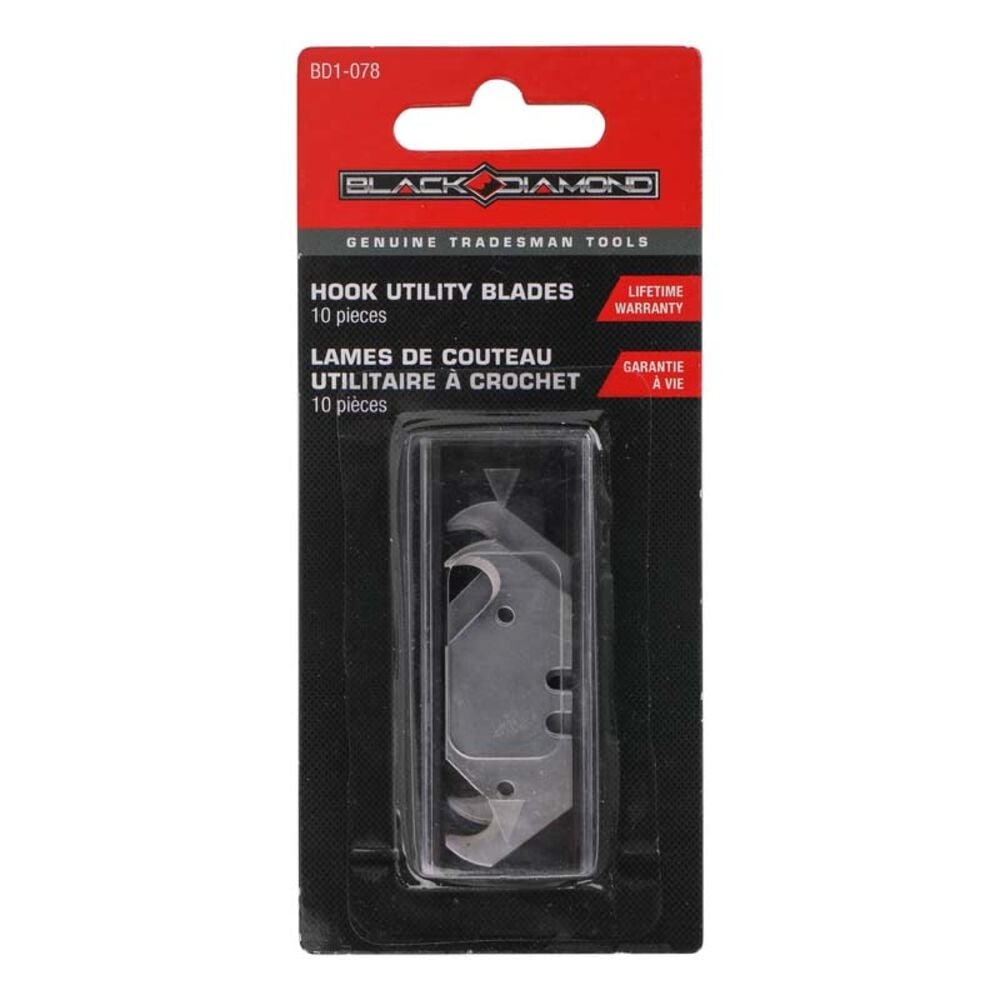 image of Hook Utility Knife Blades, 10 Count