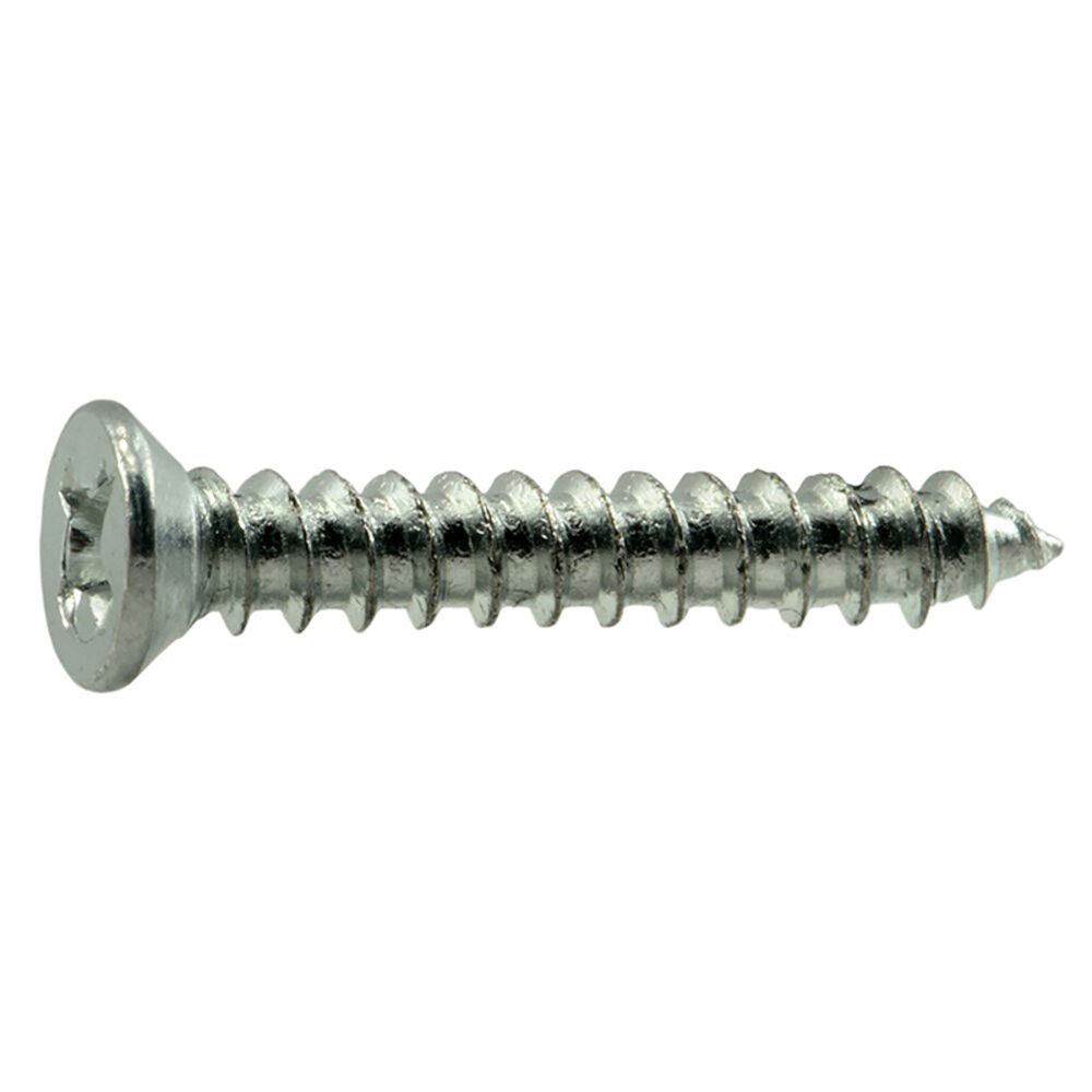 image of 4 x 3/4 Flat Wood Screws, Zinc