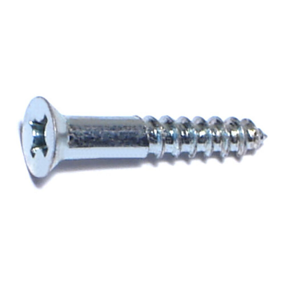image of 5 x 3/4 Flat Wood Screws, Zinc