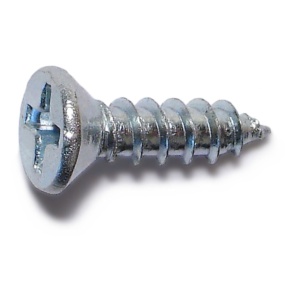 image of 8 x 5/8 Flat Wood Screws, Zinc
