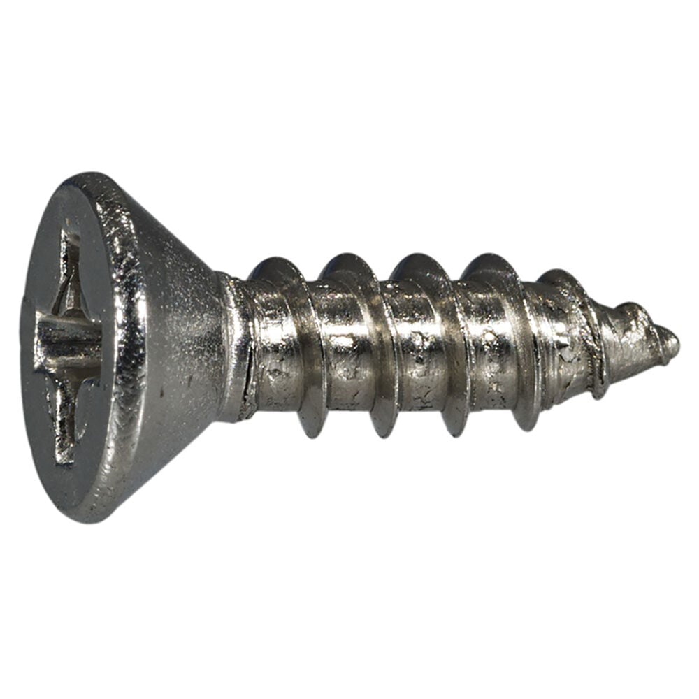 image of 6 x 1/2 Phillips Flat Sheet Metal Screws - 82221