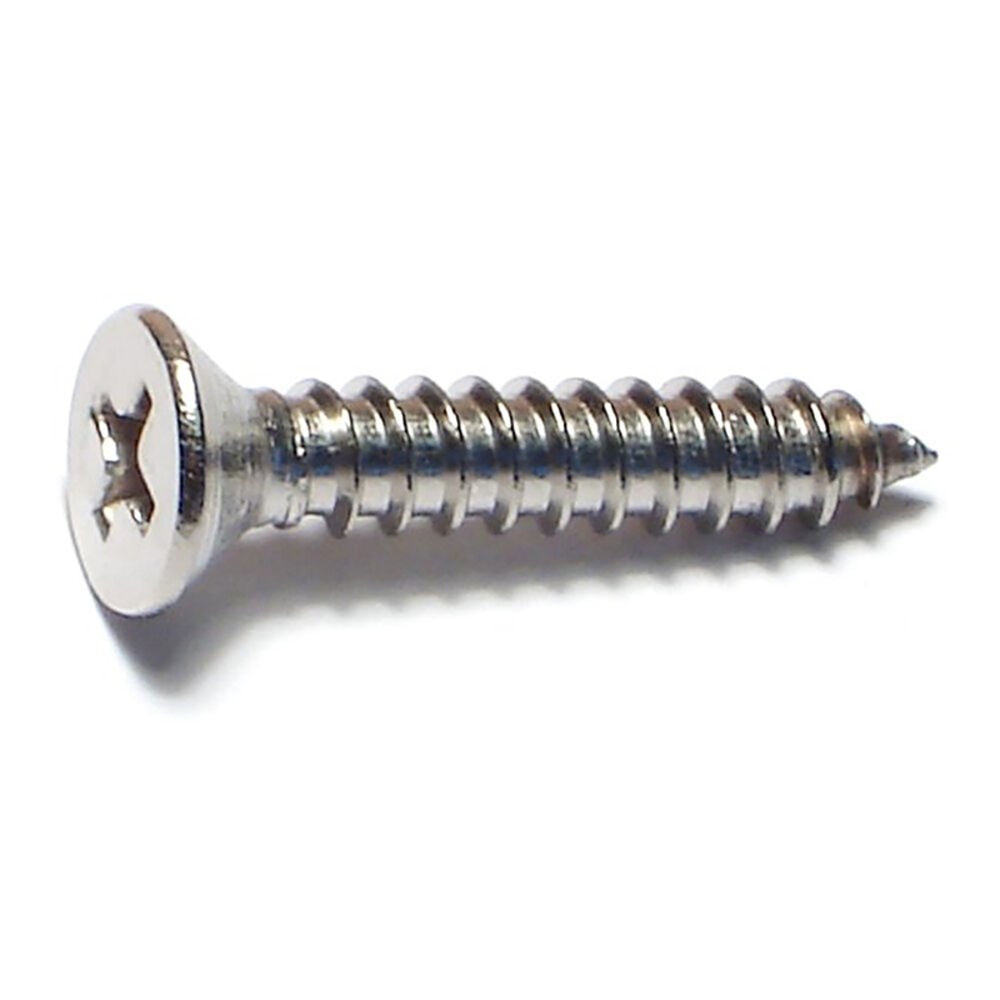 image of 10 x 1 Phillips Flat Sheet Metal Screws - 82227