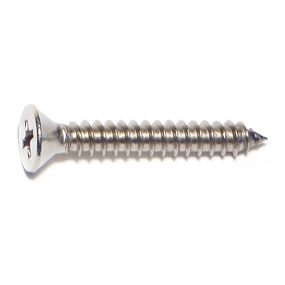 image of 10 x 1-1/4 Phillips Flat Sheet Metal Screws - 82232