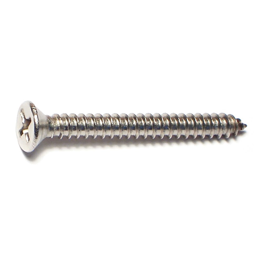 image of 8 x 1-1/2 Phillips Flat Sheet Metal Screws - 82233