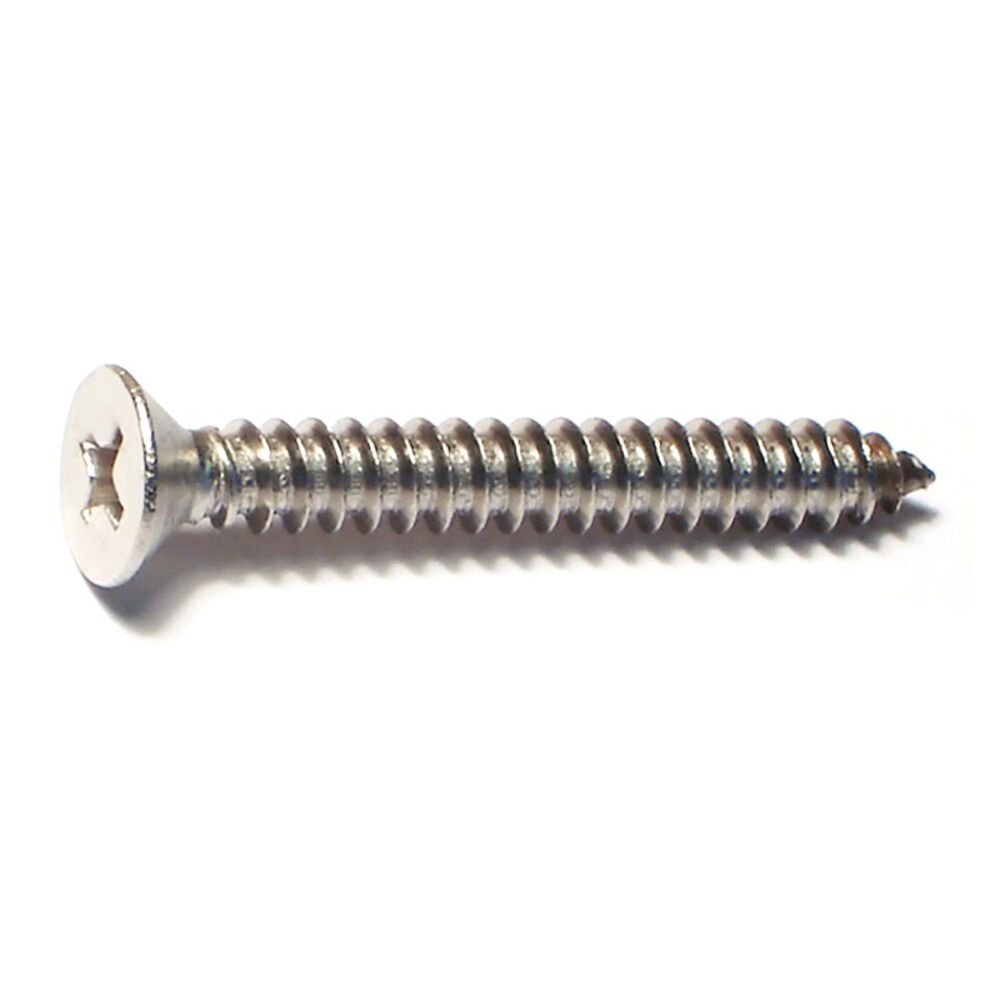 image of 10 x 1-1/2 Phillips Flat Sheet Metal Screws - 82234