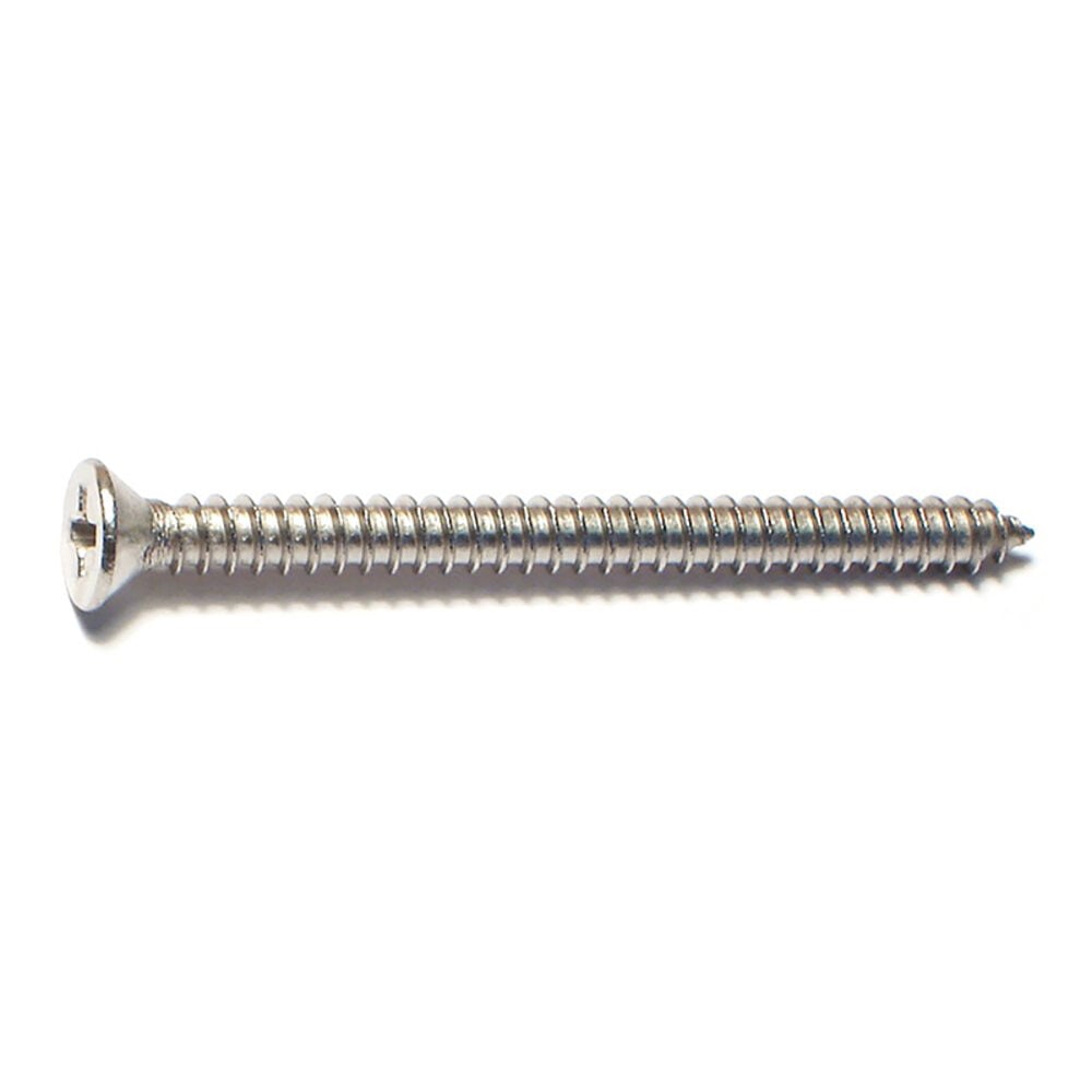 image of 8 x 2 Phillips Flat Sheet Metal Screws - 82236