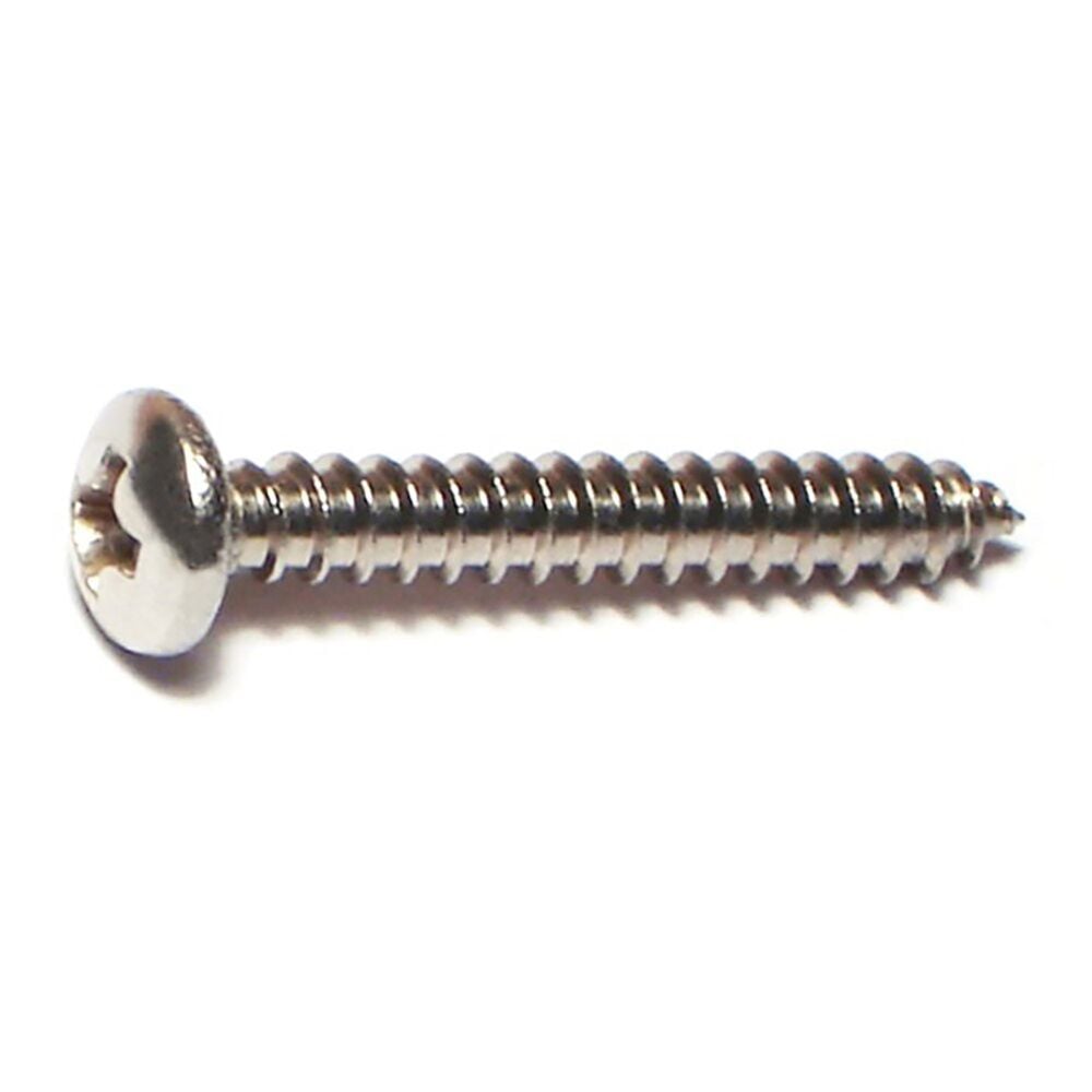 image of 6 x 1 Phillips Pan Sheet Metal Screws - 82271