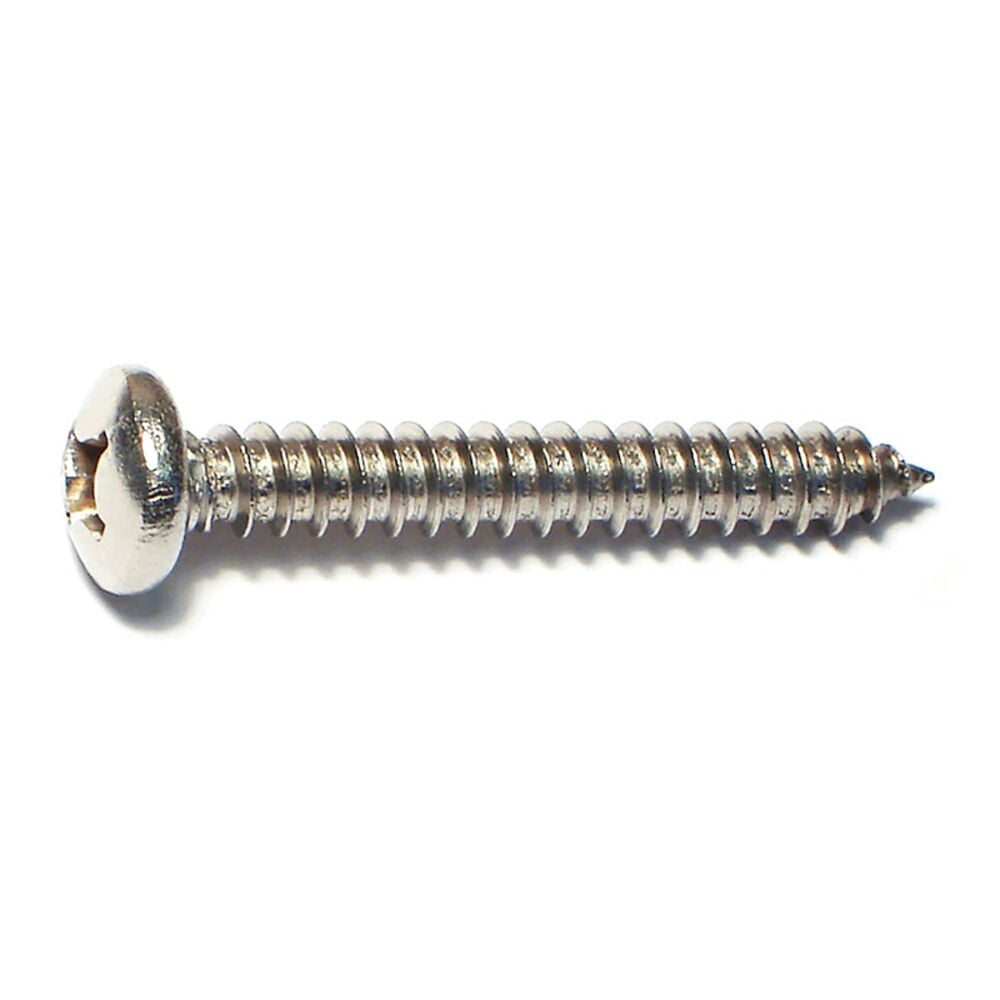 image of 12 x 1-1/2 Phillips Pan Sheet Metal Screws - 82278