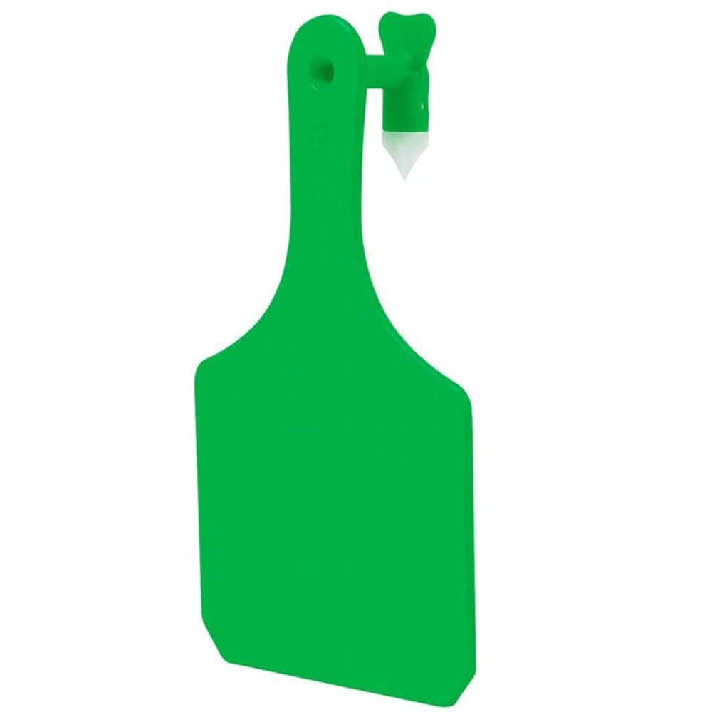 image of Medium Blank Ear Tag, Chartreuse, 25 pk