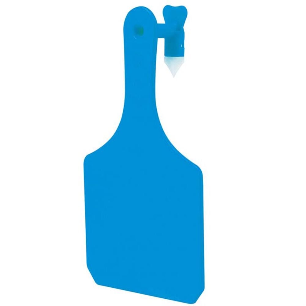 image of Large Blank Ear Tag, Blue, 25 pk