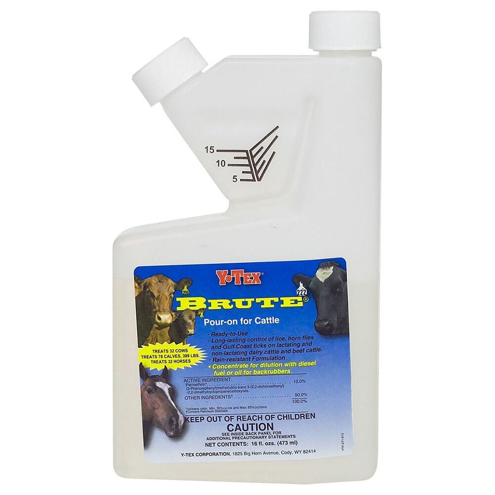 image of Brute Pour-On Insecticide, 16 oz
