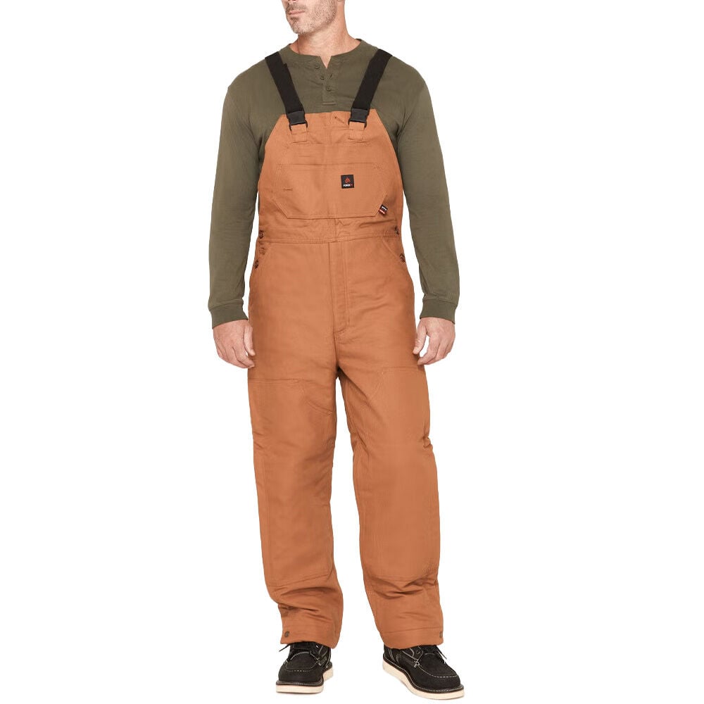 image of Men's Insulated Bib Overall, Brown