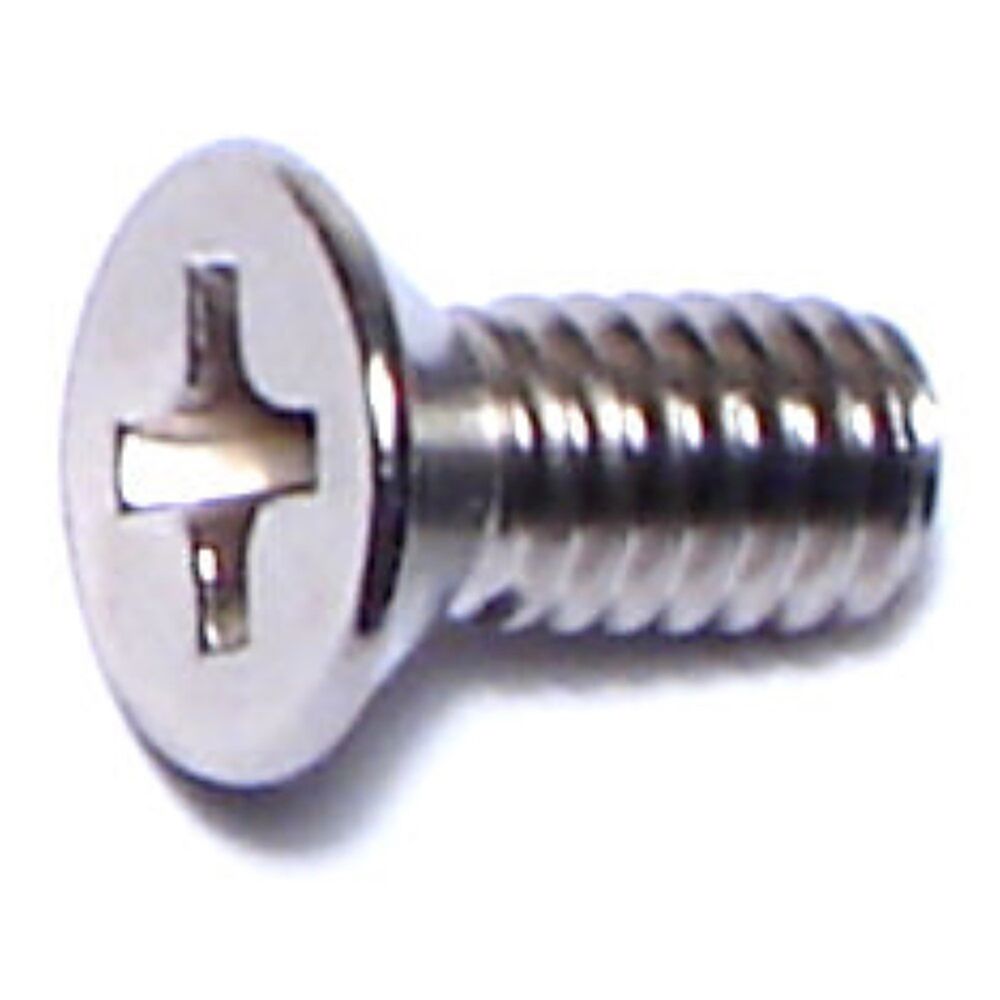 image of 8-32 X 3/8 Phillips Flat Machine Screws