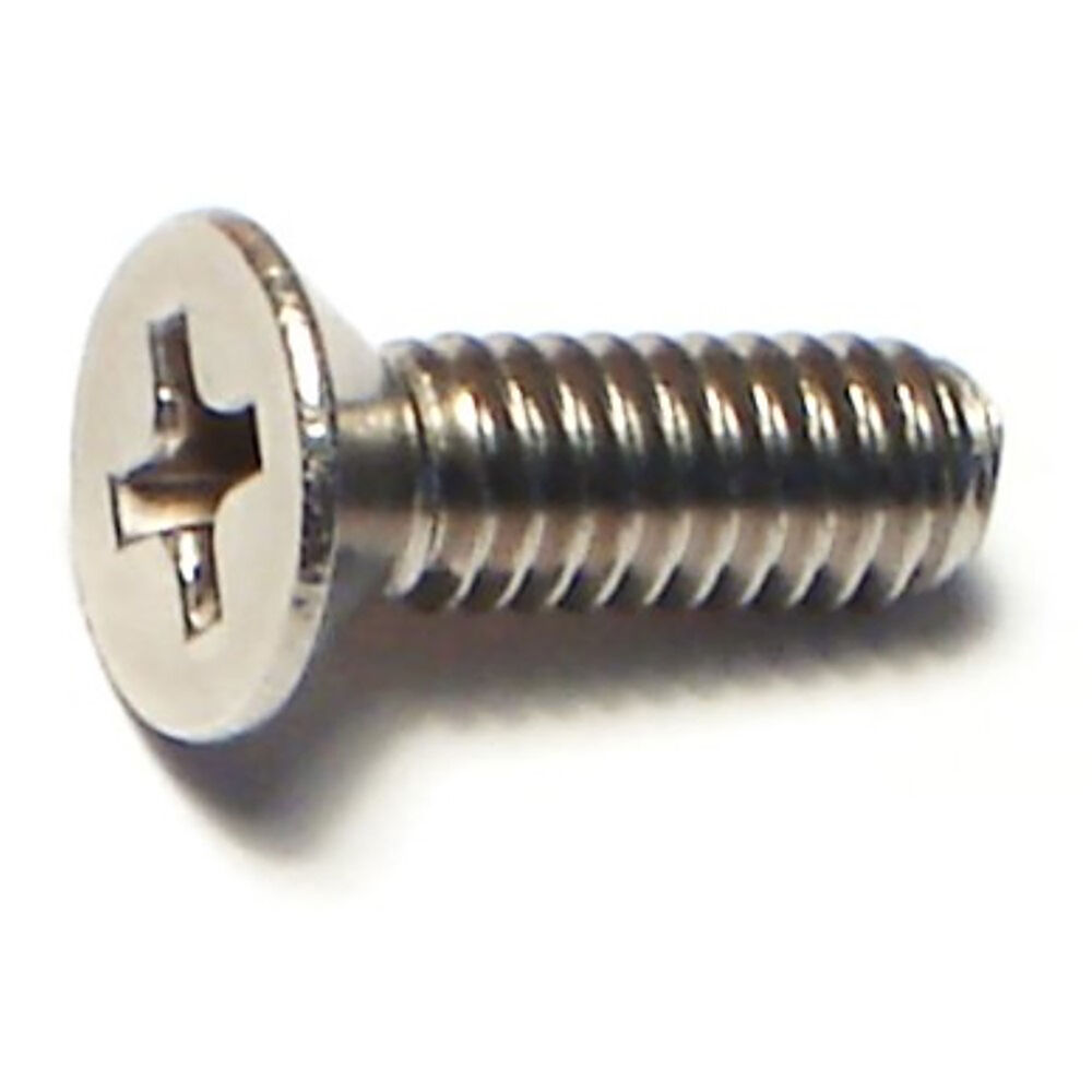 image of 8-32 X 1/2 Phillips Flat Machine Screws