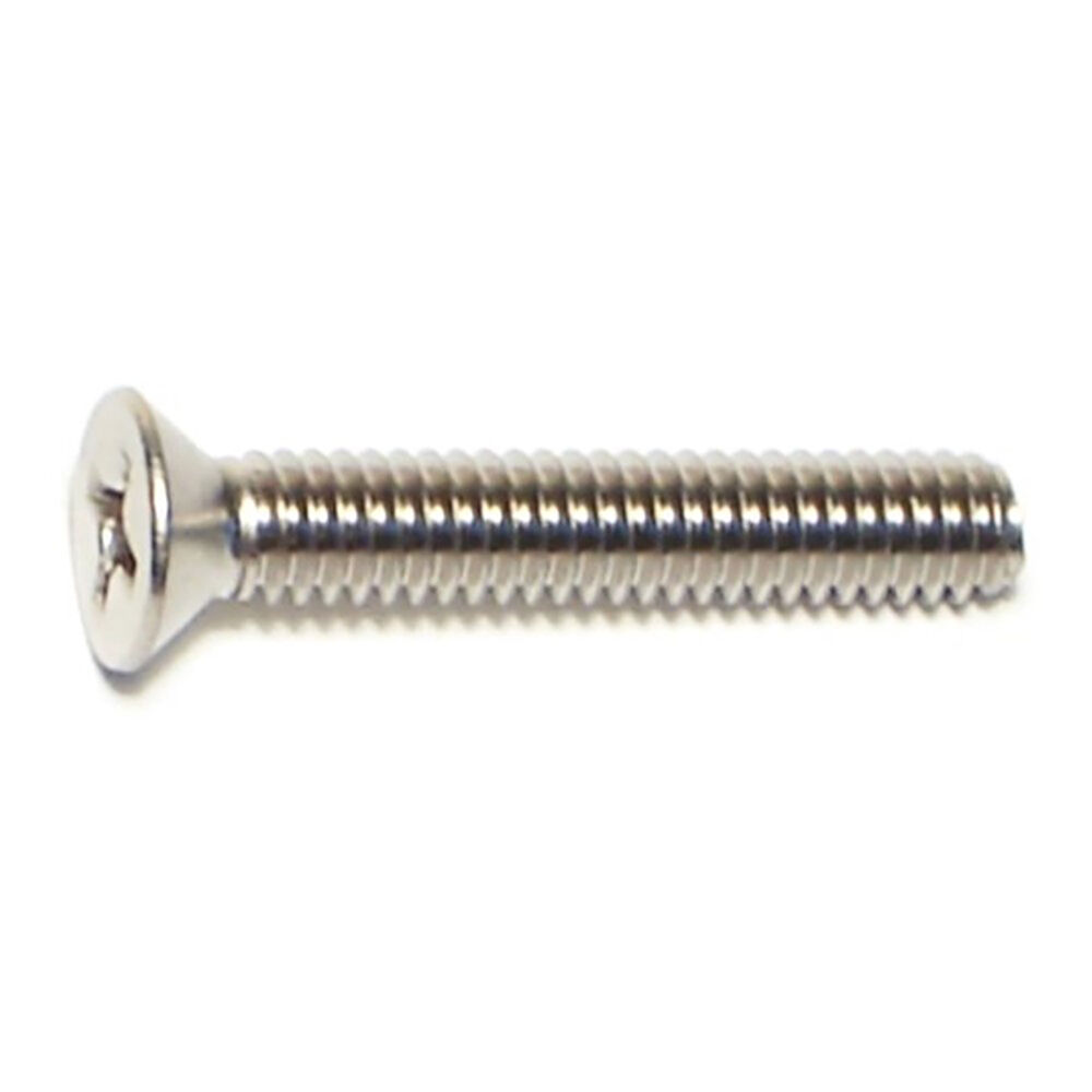 image of 8-32 X 1 Phillips Flat Machine Screws