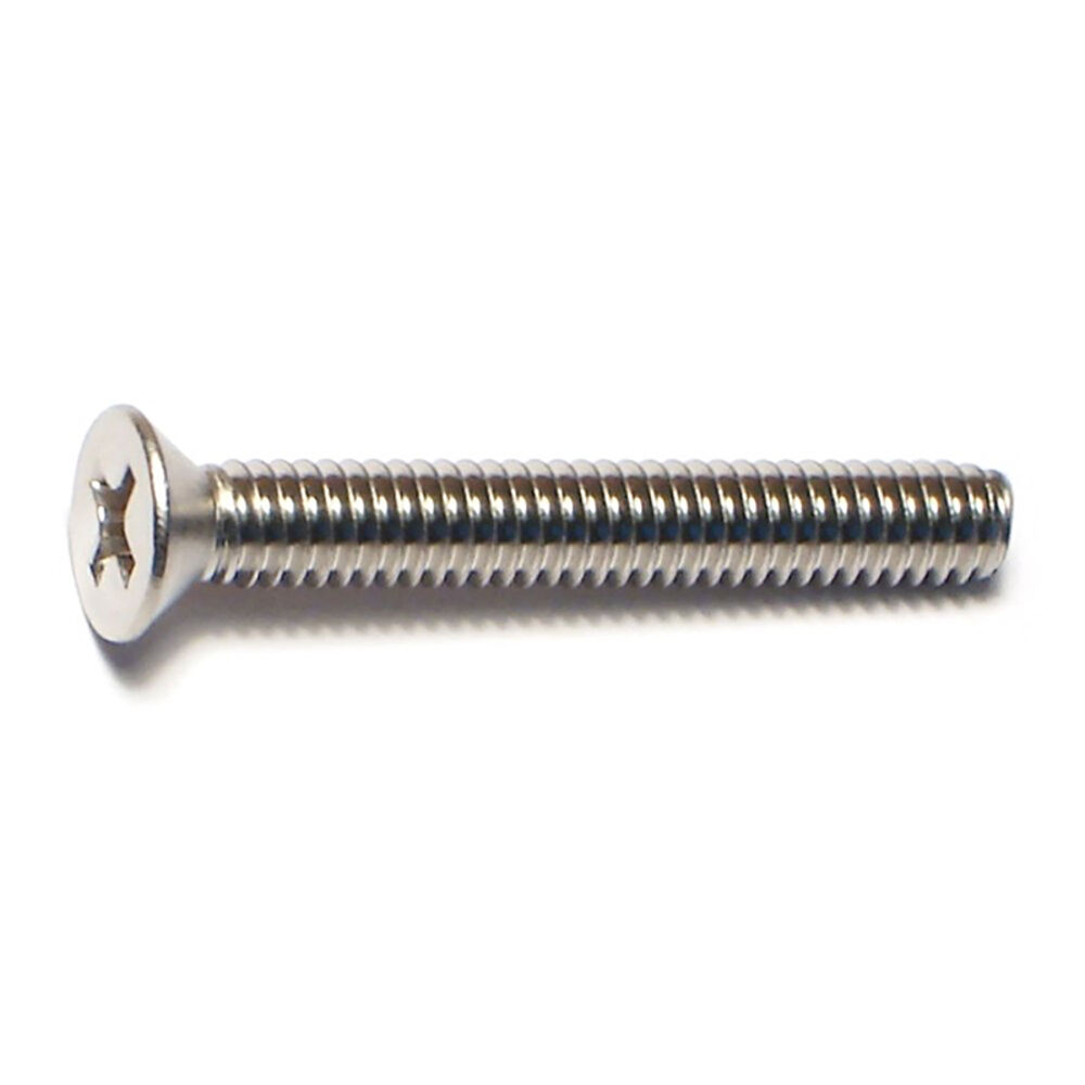 image of 8-32 X 1-1/4 Phillips Flat Machine Screws