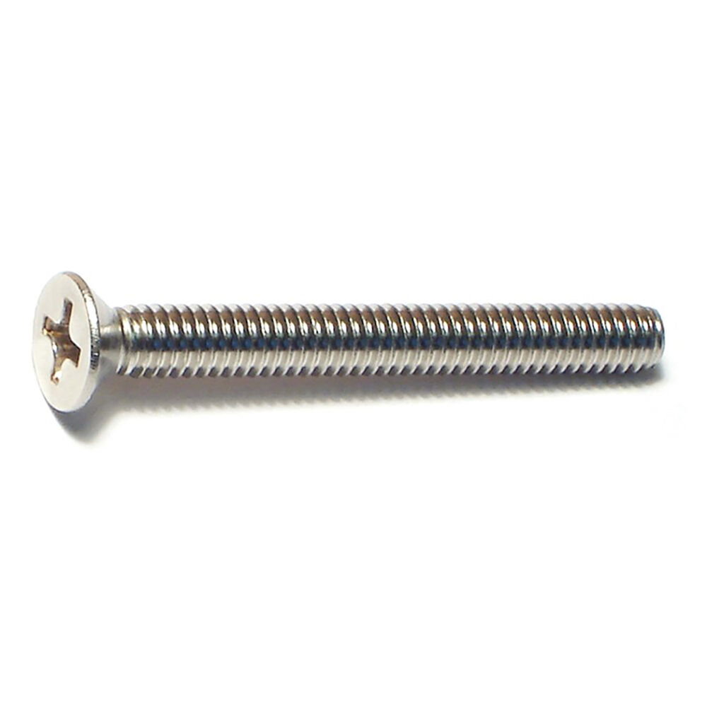 image of 8-32 X 1-1/2 Phillips Flat Machine Screws