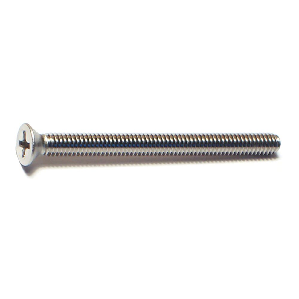 image of 8-32 X 2 Phillips Flat Machine Screws