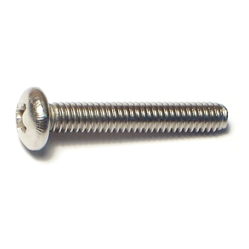image of 8-32 x 1 Phillips Pan Machine Screws - 82474