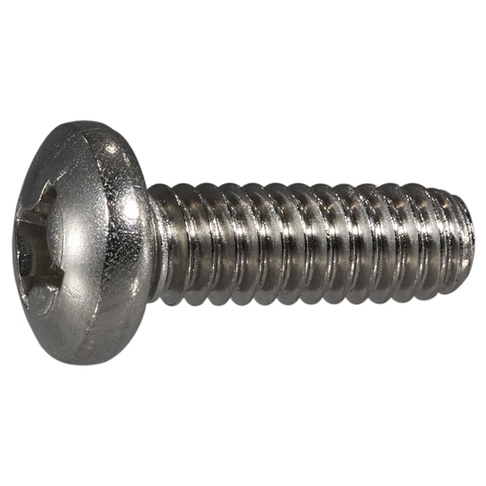 image of 1/4-20 x 3/4 Phillips Pan Machine Screws - 82492