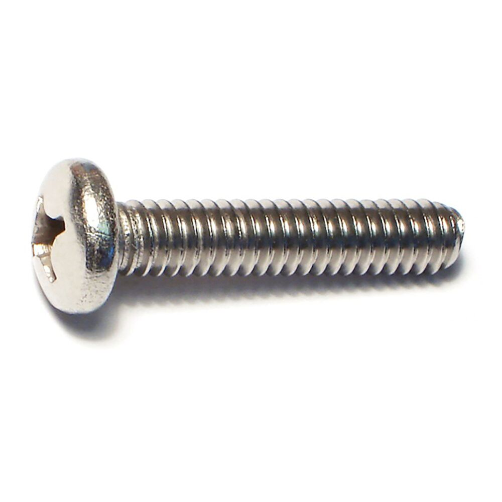 image of 1/4-20 x 1-1/4 Phillips Pan Machine Screws - 82494
