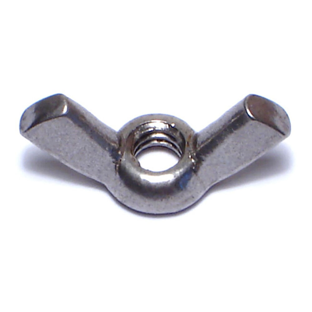image of Cold Forged Wing Nuts, 10-24, Stainless, 1-Piece