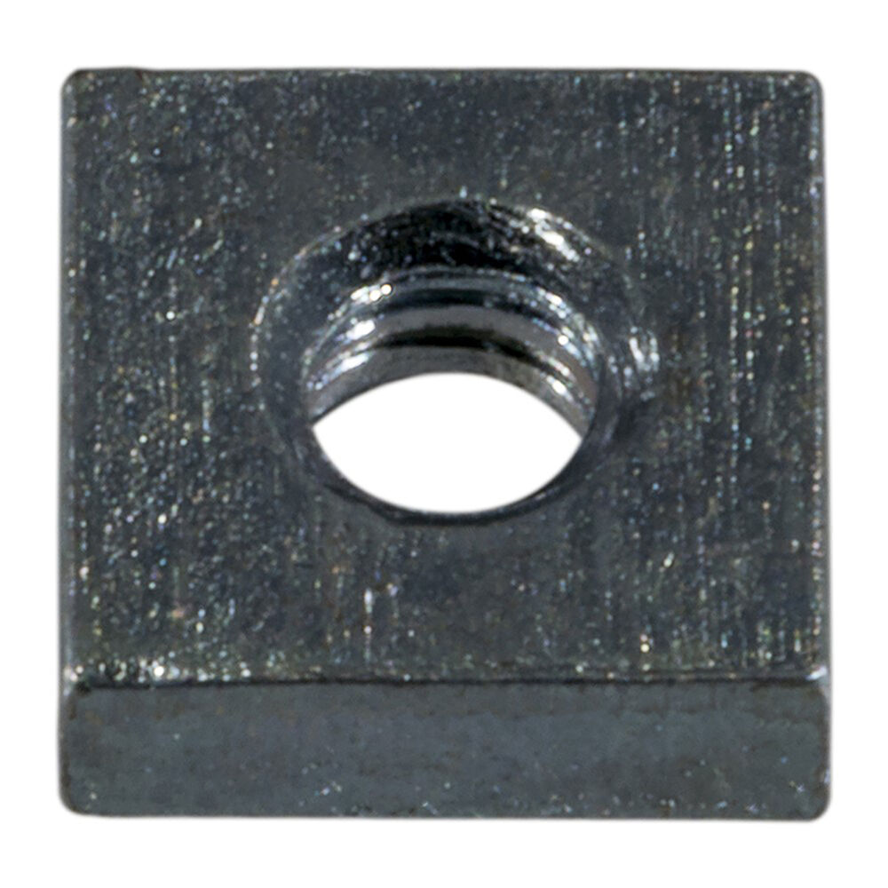 image of Square Nuts, 6-32, Zinc, 4-Piece