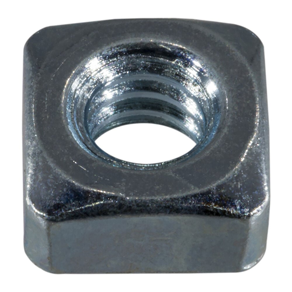 image of Square Nuts, 1/4-20, Zinc, 2-Piece