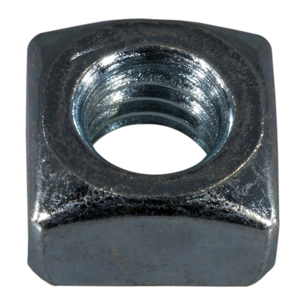 image of Square Nuts, 3/8-16, Zinc, 1-Piece