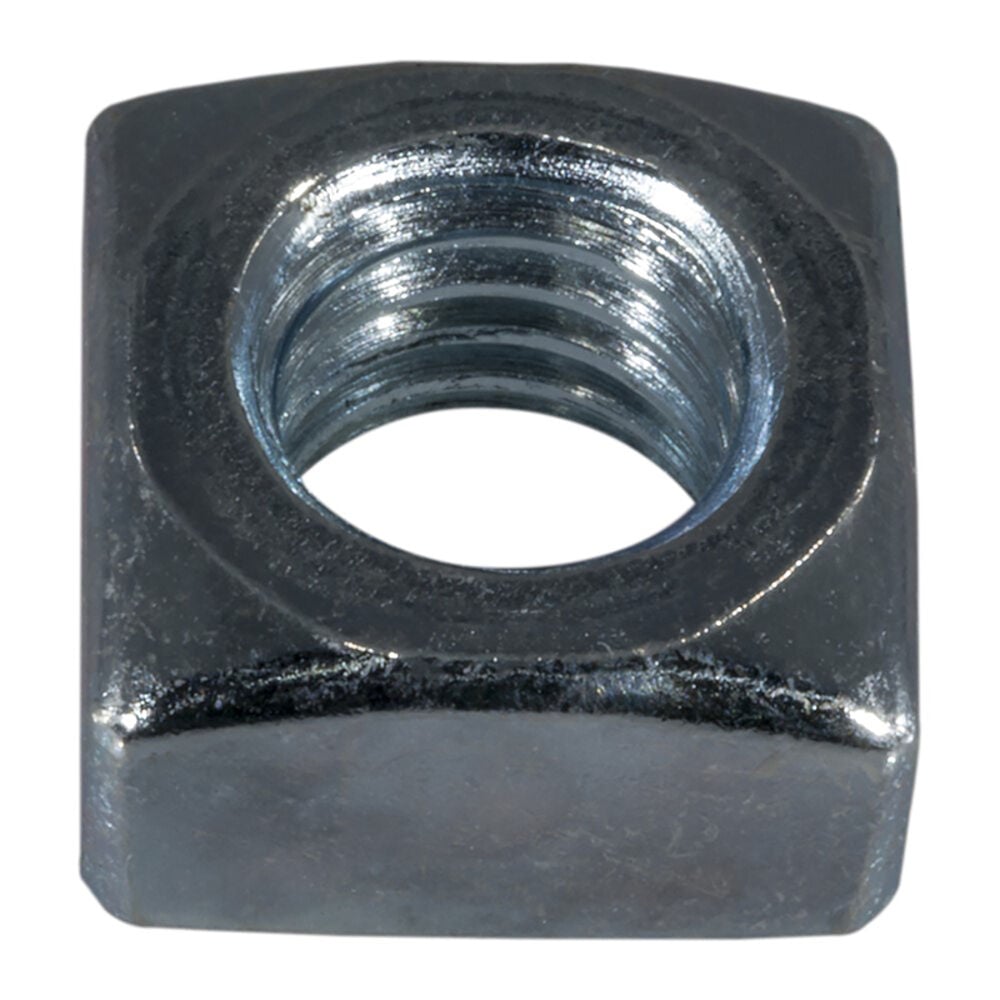 image of Square Nuts, 1/2-13, Zinc, 1-Piece