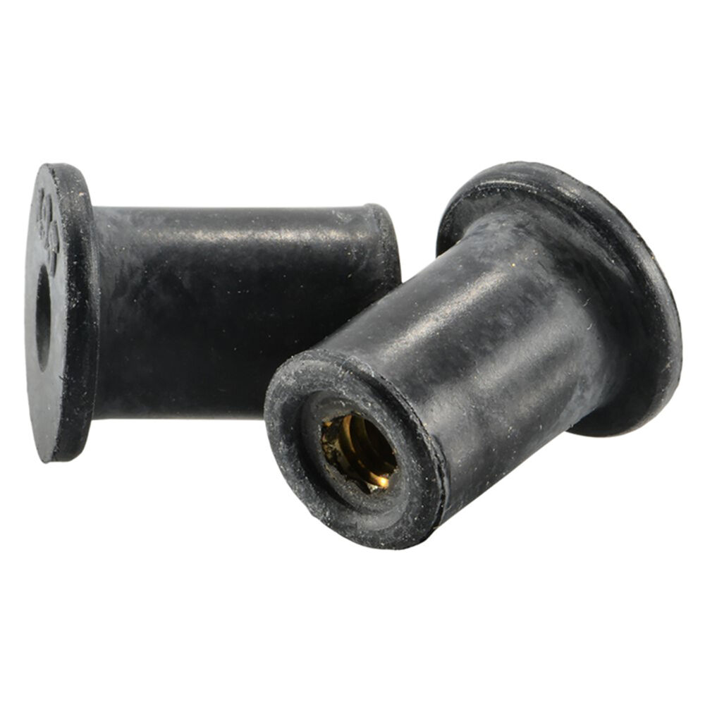 image of Well Nuts, 6-32 x 1/2, Rubber, 1-Piece